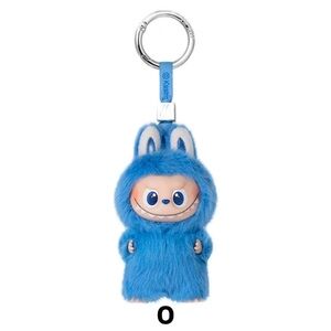 [NEW] POP MART Mini Labubu Pin for Love Vinyl Plush Pendant (N-Z) - O Blue